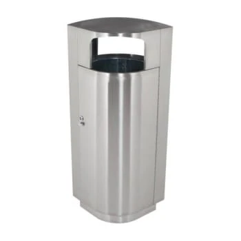 Commercial Zone Products Leafview® 20 Gallon Stainless Steel Trash Can 3 Commercial Zone Products Leafview® 20 Gallon Stainless Steel Trash Can