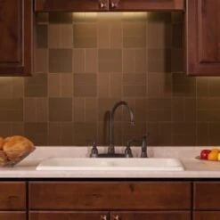 Aspect Metal™ Brushed Bronze Peel-And-Stick Backsplash, 3 X 6, Package Of 8 11 Aspect Metal™ Brushed Bronze Peel-And-Stick Backsplash, 3 X 6, Package Of 8 -Whirlpool Shop 104277 w DetailedProductView5 Lg