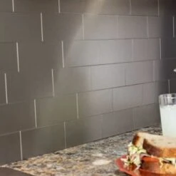 Aspect Metal™ Peel-And-Stick Stainless Long Grain Backsplash, 3 X 6 Pack Of 8 18 Aspect Metal™ Peel-And-Stick Stainless Long Grain Backsplash, 3 X 6 Pack Of 8 -Whirlpool Shop 104289 w DetailedProductView6 Lg