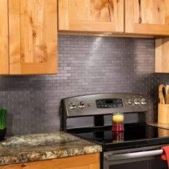 Aspect Metal™ Matted Peel-And-Stick Mini Backsplash, 4 X 12-1/2 Package Of 3 16 Aspect Metal™ Matted Peel-And-Stick Mini Backsplash, 4 X 12-1/2 Package Of 3 -Whirlpool Shop 104291 w DetailedProductView6 Lg
