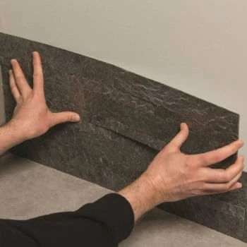 Aspect Stone™ Peel-And-Stick Backsplash In Frosted Quartz, 6-In X 24-In 5 Aspect Stone™ Peel-And-Stick Backsplash In Frosted Quartz, 6-In X 24-In - Image 3