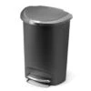 Simplehuman 13 Gallon Semi-Round Step-On Trash Can -Whirlpool Shop 104365 w MainProductImage Lg