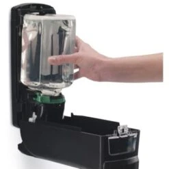 PURELL® ADX-12 Push-Style Sanitizer Dispenser, Chrome/Black, For 1200 ML ADX-12 Hand Sanitizer Refills -Whirlpool Shop 108697 v DetailedProductView2 Lg