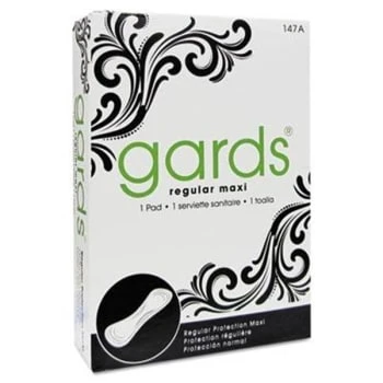 Hospeco Gards Vended Sanitary Napkins (250-Carton) 3 Hospeco Gards Vended Sanitary Napkins (250-Carton)