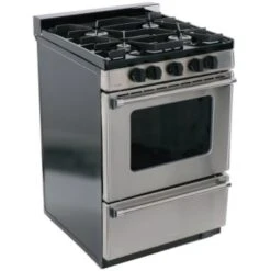 Premier® 24" Cordless Gas Range W/ Oven Window, Battery Igniton, 2.9 Cu Ft In Stainless Steel 9 Premier® 24" Cordless Gas Range W/ Oven Window, Battery Igniton, 2.9 Cu Ft In Stainless Steel -Whirlpool Shop 109630 w AlternateImageView Lg