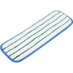 Skilcraft® Easy Scrub Flat Mop Pads, Box Of 10, Blue