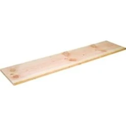 GENERIC 12" X 10' Whitewood Shelf Board