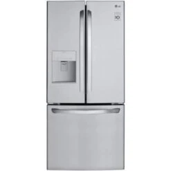 Lg 22-Cu.ft. Capacity 3-Door French Door Refrigerator In Sta