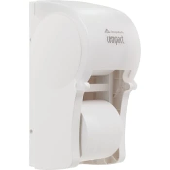GP Pro 2-Roll Toilet Paper Dispenser (White) 3 GP Pro 2-Roll Toilet Paper Dispenser (White)