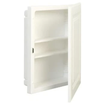 American Pride® 16w X 20"h Raised Panel Recessed Medicine Cabinet - Plastic Body 4 American Pride® 16w X 20"h Raised Panel Recessed Medicine Cabinet - Plastic Body - Image 2