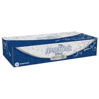 Angel Soft Ultra Facial Tissue Flat Box, Case Of 30 3 Angel Soft Ultra Facial Tissue Flat Box, Case Of 30