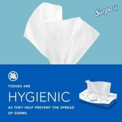 Kimberly Clark Kimberly-Clark Surpass Facial Tissue Flat Box, Unscented, 100 Tissues/box, Case Of 30 Boxes 18 Kimberly Clark Kimberly-Clark Surpass Facial Tissue Flat Box, Unscented, 100 Tissues/box, Case Of 30 Boxes -Whirlpool Shop 117448 DetailedProductView6 Lg