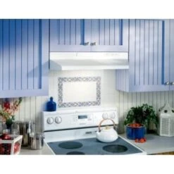 Broan® 30" Convertible White Range Hood W/ez1 Installation Brackets 5 Broan® 30" Convertible White Range Hood W/ez1 Installation Brackets -Whirlpool Shop 119132 v LifestyleImage Lg