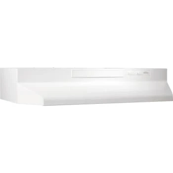 Broan® 30" Convertible White Range Hood W/ez1 Installation Brackets 3 Broan® 30" Convertible White Range Hood W/ez1 Installation Brackets
