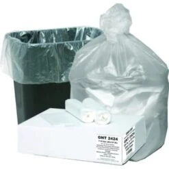 Webster 31-33 Gal 11 Mic High-Density Trash Bag (500-Pack) (Natural)