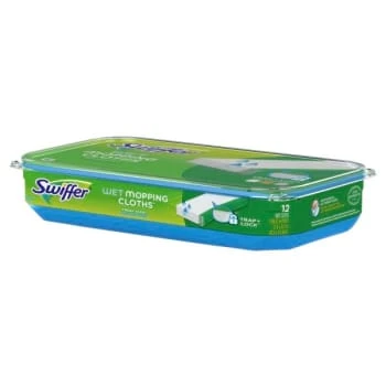 Swiffer Sweeper 10 In Wet Cloth Refills (12-Case) (White) 3 Swiffer Sweeper 10 In Wet Cloth Refills (12-Case) (White)