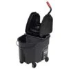Rubbermaid 35 Quart Plastic Down-Press Mop Bucket (Black) -Whirlpool Shop 124016 w MainProductImage Lg