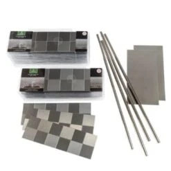 Aspect Metal Square Stainless Backsplash Kit