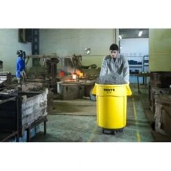 Rubbermaid Brute 55 Gallon Black Trash Can Dolly -Whirlpool Shop 127140 LifestyleImage Lg