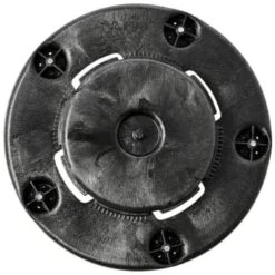 Rubbermaid Brute 55 Gallon Black Trash Can Dolly -Whirlpool Shop 127140 TopView Lg