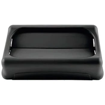 Rubbermaid 23 Gallon Slim Jim Swing Trash Can Lid (Black) 4 Rubbermaid 23 Gallon Slim Jim Swing Trash Can Lid (Black) - Image 2
