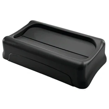 Rubbermaid 23 Gallon Slim Jim Swing Trash Can Lid (Black) 3 Rubbermaid 23 Gallon Slim Jim Swing Trash Can Lid (Black)