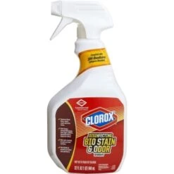 Clorox 32 Oz Fragrance Free Disinfecting Bio Stain And Odor Remover (9-Case)