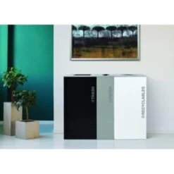 Kaleidoscope Black Tie Series 17 Gallon Recycling Receptacle Rc-Kd17-Pl Bt-Pbg -Whirlpool Shop 138365 w LifestyleImage Lg