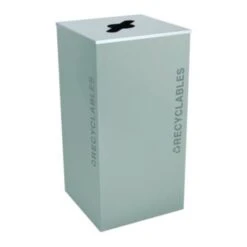Kaleidoscope Black Tie Series 36 Gallon Recycling Receptacle Rc-Kd36-R Bt-Hmg