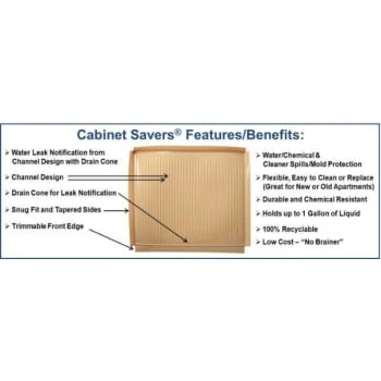 Virginia Industrial Plastics Under Sink Cabinet Liner 30inx21in Beige Case Of 12 5 Virginia Industrial Plastics Under Sink Cabinet Liner 30inx21in Beige Case Of 12 - Image 3