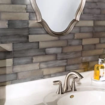 Aspect Metal Distressed Peel & Stick Backsplash In Gilded Silver, Package Of 3 8 Aspect Metal Distressed Peel & Stick Backsplash In Gilded Silver, Package Of 3 - Image 6