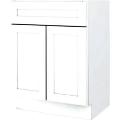 Sunco 30w X 34-1/2h X 24d White Shaker Base Cabinet