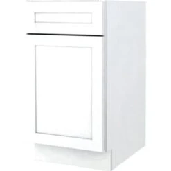 Sunco 15w X 34-1/2h X 24d White Shaker Base Cabinet