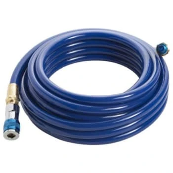 Steelman 25-Foot Straight Air Hose With Reusable Quick Disconnect Fittings 3 Steelman 25-Foot Straight Air Hose With Reusable Quick Disconnect Fittings