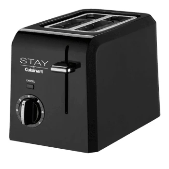 Cuisinart Stay 2-Slice Black Toaster 3 Cuisinart Stay 2-Slice Black Toaster
