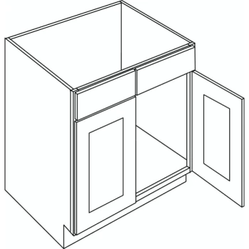 Cnc Cabinetry 33" W Sink Base Cabinet, Country Oak 3 Cnc Cabinetry 33" W Sink Base Cabinet, Country Oak