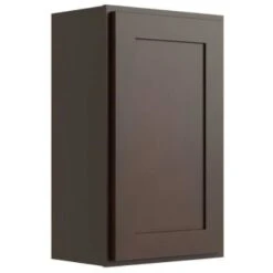 Cnc Cabinetry 18" W X 30" H 1 Door Wall Cabinet, Luxor Espresso