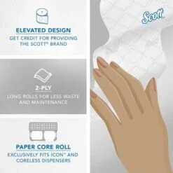 Scott® Pro™ 2-Ply Standard Roll Toilet Paper (36-Case) 22 Scott® Pro™ 2-Ply Standard Roll Toilet Paper (36-Case) -Whirlpool Shop 159199 DetailedProductView9 Lg