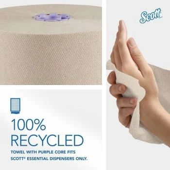 Scott® Essential Hard Roll Rolled 700 Ft. Refill Paper Towels (Brown) (6-Case) 7 Scott® Essential Hard Roll Rolled 700 Ft. Refill Paper Towels (Brown) (6-Case) - Image 5