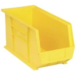 Quantum Storage Systems® Yellow 18 X 8-1/4 X 9 In Ultra Stack And Hang Bin Package Of 6