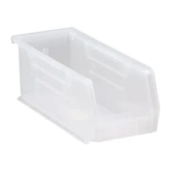 Quantum Storage Systems® Clear 10-7/8 X 4-1/8 X 4 In Stack And Hang Bin Package Of 12