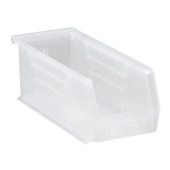 Quantum Storage Systems® Clear 10-7/8 X 4-1/8 X 4 In Stack And Hang Bin Package Of 12 3 Quantum Storage Systems® Clear 10-7/8 X 4-1/8 X 4 In Stack And Hang Bin Package Of 12