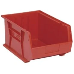 Quantum Storage Systems® Red 16 X 11 X 8 In Ultra Stack And Hang Bin Package Of 4