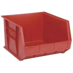 Quantum Storage Systems® Red 18 X 16-1/2 X 11 In Ultra Stack And Hang Bin Package Of 3