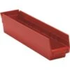 Quantum Storage Systems® Economy 4 In Red Shelf Bin 17-7/8 X 4-1/8 X 4 In Package Of 20