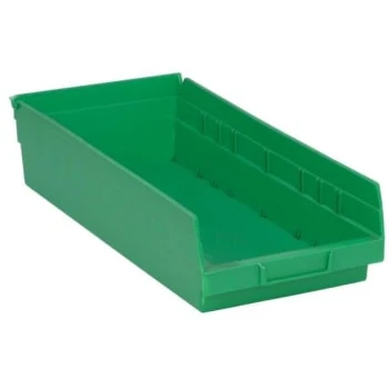 Quantum Storage Systems® Economy Green Shelf Bin 17-7/8 X 8-3/8 X 4 In Package Of 10 3 Quantum Storage Systems® Economy Green Shelf Bin 17-7/8 X 8-3/8 X 4 In Package Of 10
