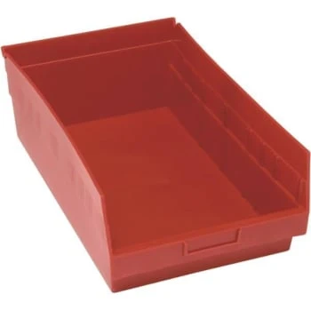 Quantum Storage Systems® Store-More Red Shelf Bin 17-7/8 X 11-1/8 X 6 In Package Of 8 3 Quantum Storage Systems® Store-More Red Shelf Bin 17-7/8 X 11-1/8 X 6 In Package Of 8