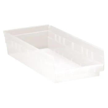 Quantum Storage Systems® Economy Clear Shelf Bin 17-7/8 X 8-3/8 X 4 In Package Of 10 3 Quantum Storage Systems® Economy Clear Shelf Bin 17-7/8 X 8-3/8 X 4 In Package Of 10