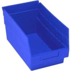 Quantum Storage Systems® Store-More Blue Shelf Bin 11-5/8 X 6-5/8 X 6 In Package Of 30