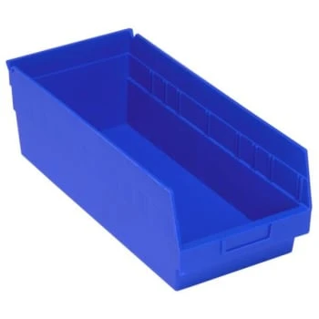 Quantum Storage Systems® Store-More Blue Shelf Bin 17-7/8 X 8-3/8 X 6 In Package Of 10 3 Quantum Storage Systems® Store-More Blue Shelf Bin 17-7/8 X 8-3/8 X 6 In Package Of 10